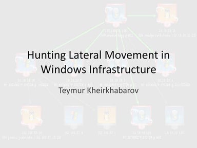 Hunting Lateral Movement in Windows Infrastructure