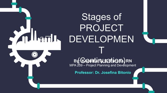 Stages of Project Development 