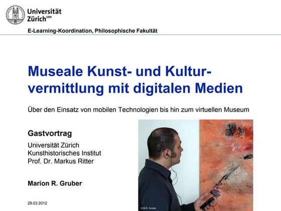 Museale Kunst- und Kulturvermittlung mit digitalen Medien. Über den Einsatz v...