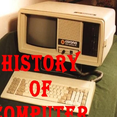 History of computer