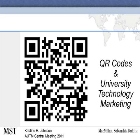 QR Codes & University Tech 