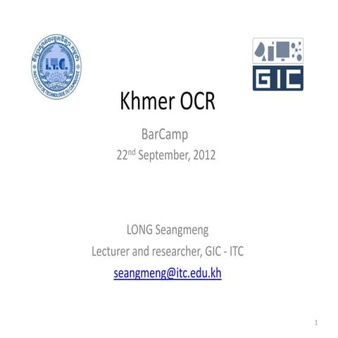 Khmer OCR