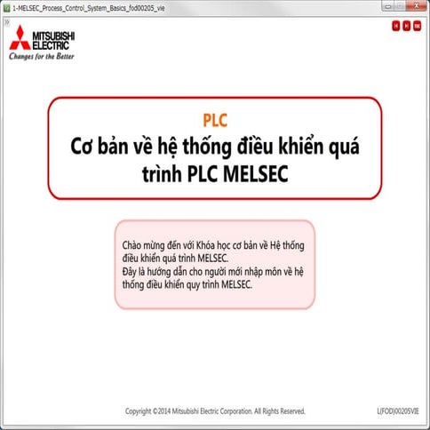 Tài liệu lập trình PLC Mitsubishi cho người mới bắt đầu! - Beeteco.com
