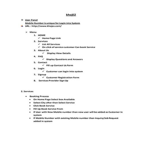 KhojEZ: Home Repairs Services Provider in Hyderabad