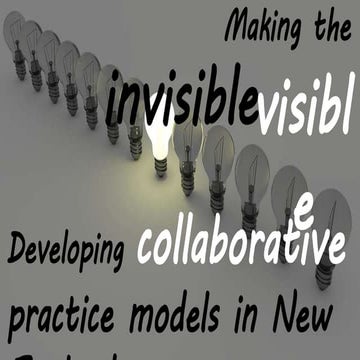 Making the invisible visible - White | PPTX