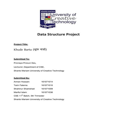 Khude Barta - Online Messaging Application