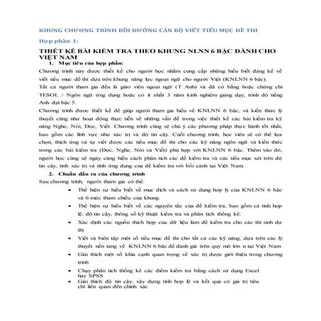 Khung chtr của 2 hợp phần