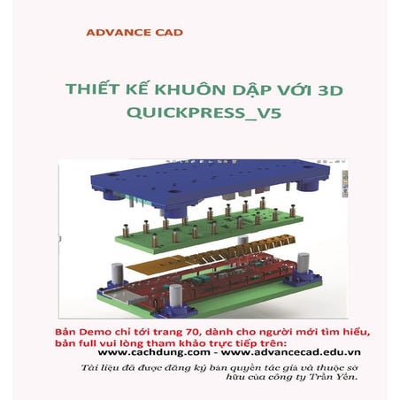 Tài liệu thiết kế khuôn dập 3D Quickpress