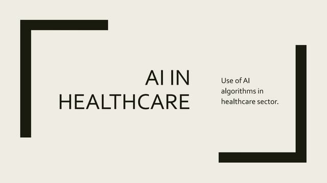 AI in Healthcare