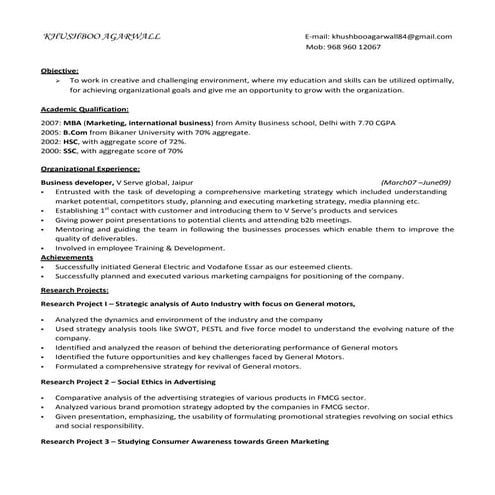 Khushboo agarwall   t