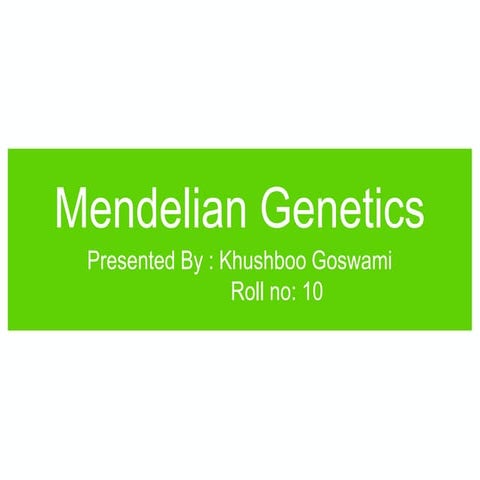 Mendel's laws of heredity part 3 (pp.258-259)-answer key | PDF