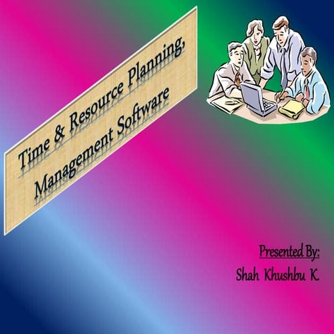 TIME & RESOURCE PLANNING,MANAGEMENT SOFTWARE