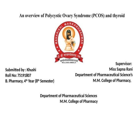 Khushi Project PPt-2.pptx Pharmacology..