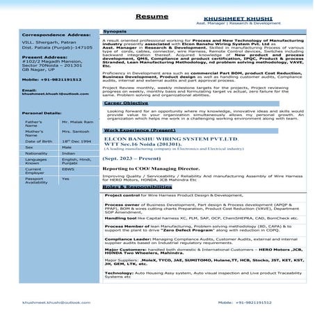 Khushmeet Khushi industrial Profile
