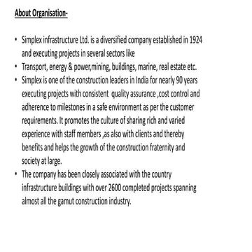 project on multistoried infrastructure