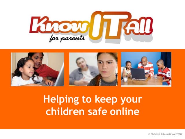 Internet Safety for Children Powerpoint | PPT