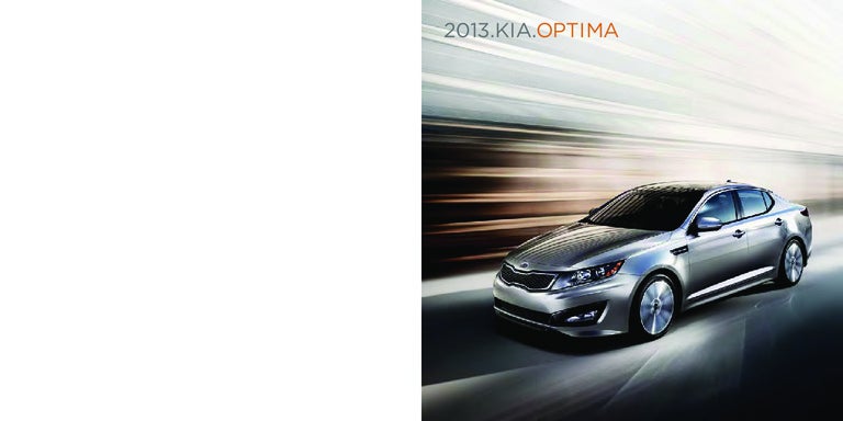 2013 Kia Optima Brochure - Jack Key Auto Group El Paso, Texas, Albuqu…