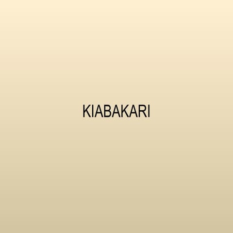 Kiabakari cro