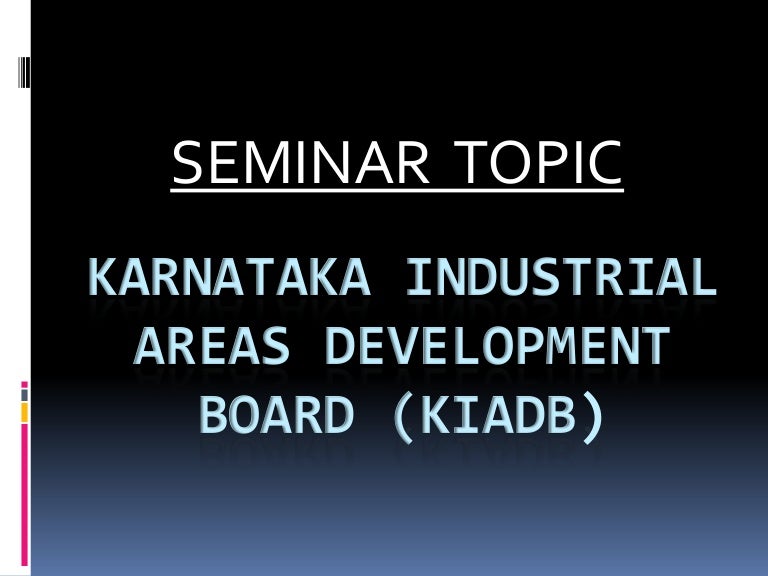 KIADB (Karnataka Industrial Area Development Board)