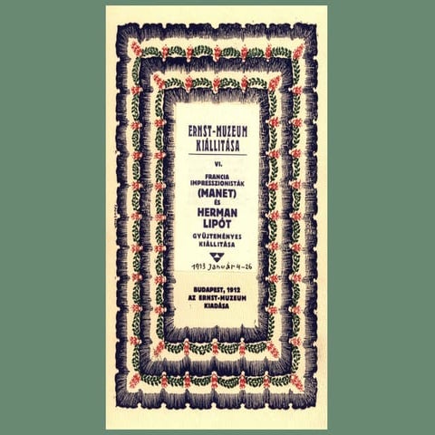 Herman Lipót kiállítás - Ernst-Múzeum, 1913 