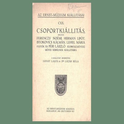 Ernst-Múzeum Csoportkiállítás, 1931 