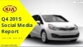 Kia Social Media Report for Q4 2015