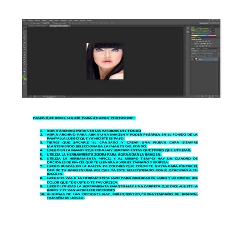 Pasos a seguir para un buen trabajo en photoshop