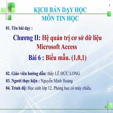 Các bước thực hành xếp thời khóa biểu sử dụng phần mềm TKB | DOC