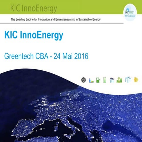 THE EUROPEAN INSTITUTE OF INNOVATION & TECHNOLOGY (EIT) Knowledge and ...