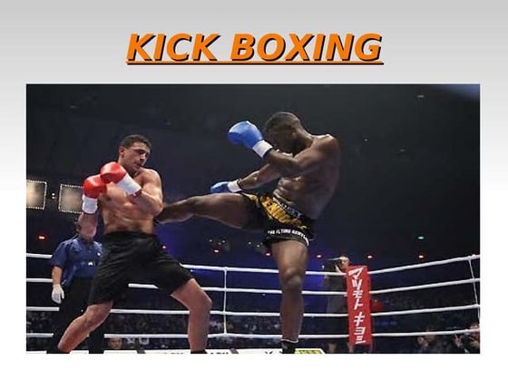 Kick boxing power point | PPTX