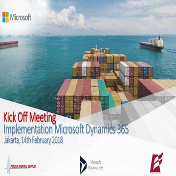 Project Implementation D365 Finance Operation Cloud Version 