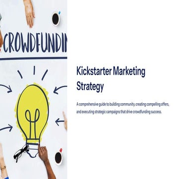 Winning Kickstarter Marketing Strategy Guide | PDF