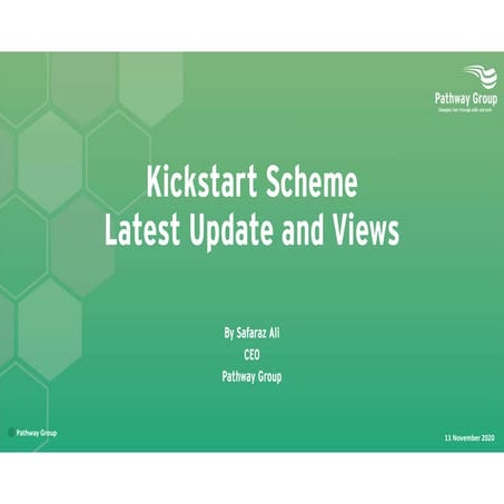 Kickstart Scheme - Funding / Grants Update