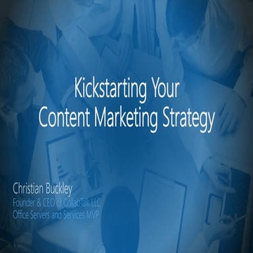 Kick-starting Your Content Marketing Strategy