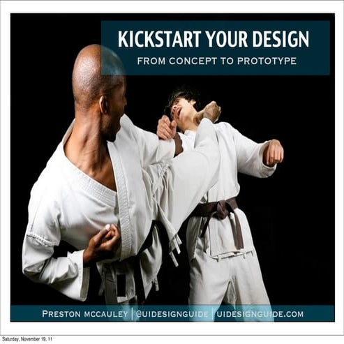 Kickstart Your UX Design - From Concept To Prototype