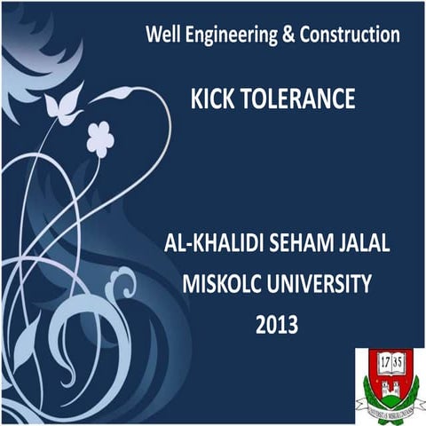 kickt1-Tolerance, well engineering  .pdf