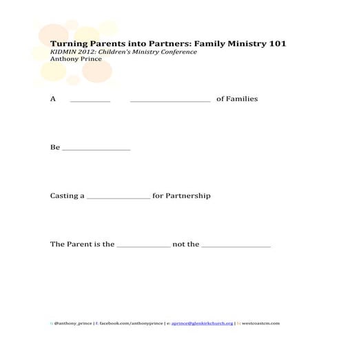 Turning Parents into Partners PDF