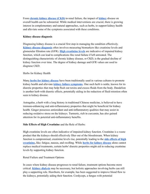 Chronic Kidney Disease: A Guide to Renal Riddles | PDF