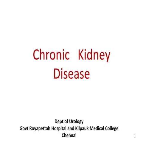 Chronic Kidney Disease