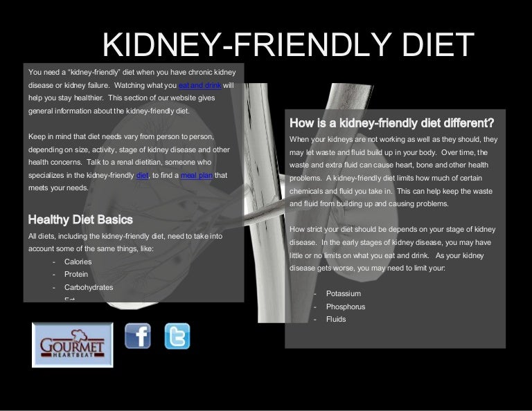  Kidney friendly diet 