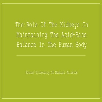 Medical Chemistry - Kidneys & Acid-Base Balance.pptx