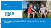 Kids camping chairs
