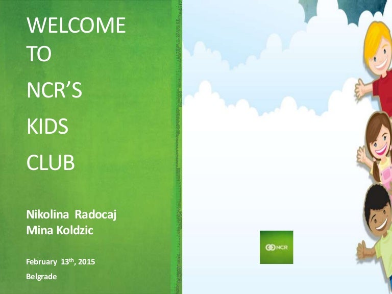 kids club presentation kids presentation
