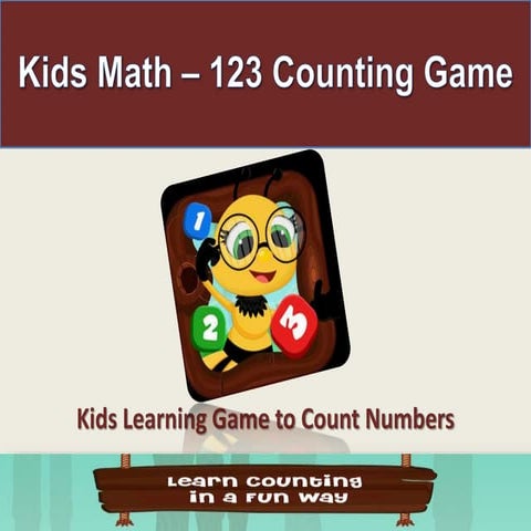 Kids Math 123 Counting Game