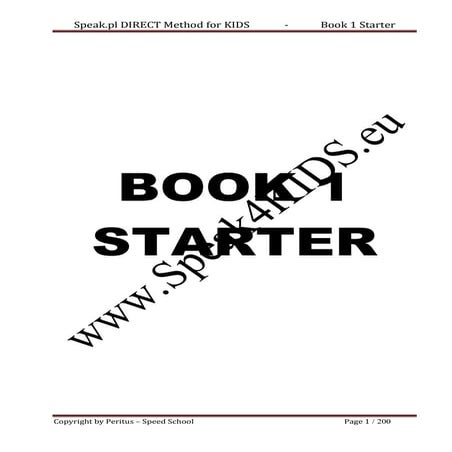 Book1 SPEAK DIRECT METHOD ® ENGLISH - sample international version | PDF