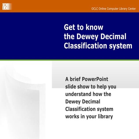 Dewey Decimal Classification Explained