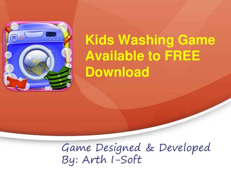Kids washing game available to free download