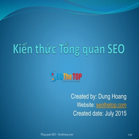 Tổng quan về SEO, Quy trình SEO lên top nhanh và bền vững
