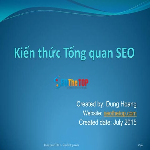 Kiến thức Seo Top 1 Google bạn có biết