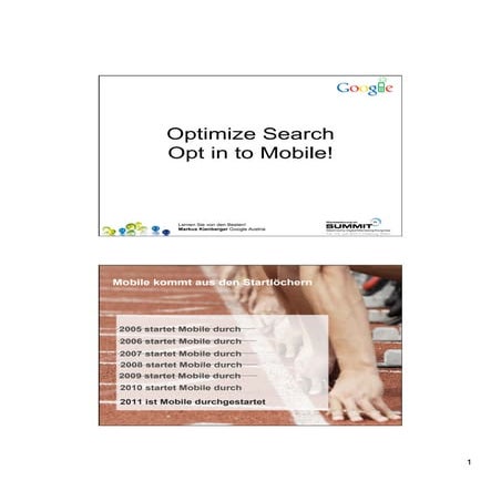 15.07.2011 T11 SEM Markus Kienberger Google Österreich